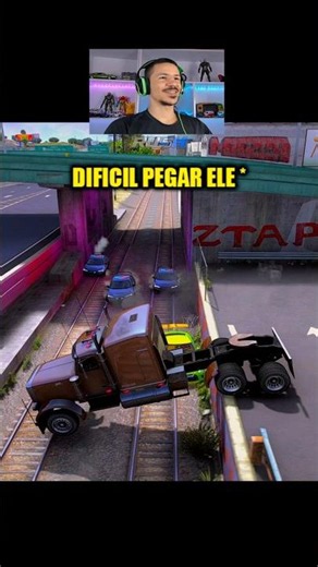 He pulled the truck over and blocked the cop to help with this insane GTA RP escape #shorts #vira...