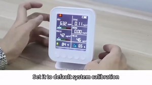 Smart 7 in 1 Air Quality Monitor with PM2.5, CO2 Detector with Alarm, Temperature & Humidity Sensors, LED Display, 2s Refresh, 2-Year Data Storage, for Home & Office, 14.5*10*4.8CM, white