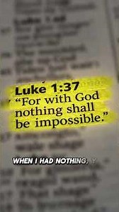 Christian Song for Hard Times 🙏 He Carried Me Through (Luke 1:37)