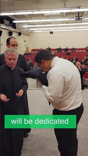 Part 2 New Seminarians receiving the uniform (Cassock)