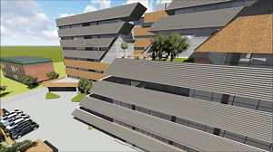 Animated 3D View of PAF Hospital Islamabad | PAF Hospital Islamabad