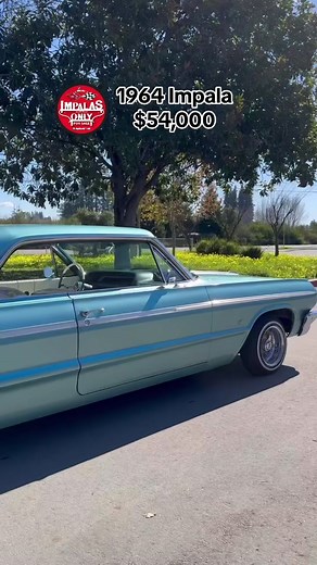 1964 Impala SS $54,000 Watsonville, CA ⏩ @acgclassics on IG ⏪ FOR SALE — 1964 Super Sport Impala 💎 Matching numbers car. 67,000 original miles. 283 engine with power glide Automatic transmission. Runs & drives like new Aqua Azure 918 exterior color White interior bucket seats with Aqua carpet. All in great condition. All chrome/trims in excellent condition Laser straight body, no gaps. Car is equipped with: -Octane lighting Bright White Halos -RR Designs LED Custom Trunk Kit (Aqua Azure color m