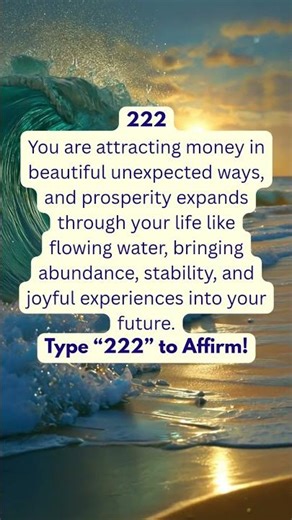 Why Angel number 222 brings prosperity #manifestation