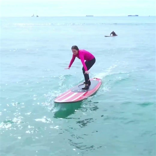 First surf lesson success!