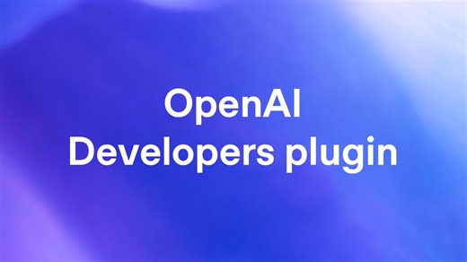 Codex can now help you build AI apps and agents faster with OpenAI APIs using the OpenAI Developers plugin.