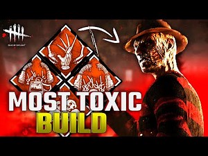 FREDDY'S MOST TOXIC AND POWERFUL BUILD / The Nightmare Build - Dead By Daylight PS4