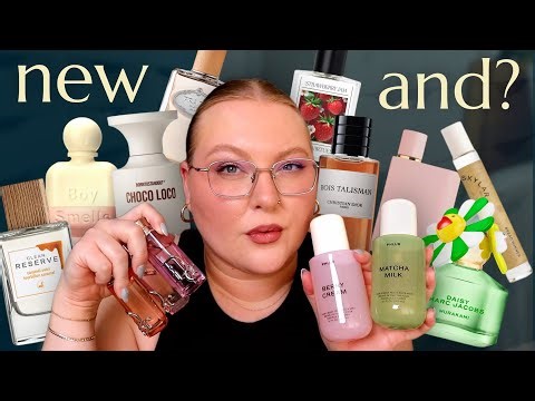 catching up on new fragrances (milk is everywhere)