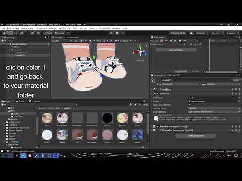 How to make material swap toggle on vrchat avatar
