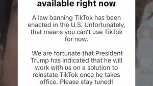 TikTok is offline in the U.S. after Supreme Court upholds ban