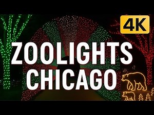 ZooLights Chicago LIVE at Lincoln Park Zoo 🎄✨ | Christmas Lights Walk 2025 | CityHaulN 4K