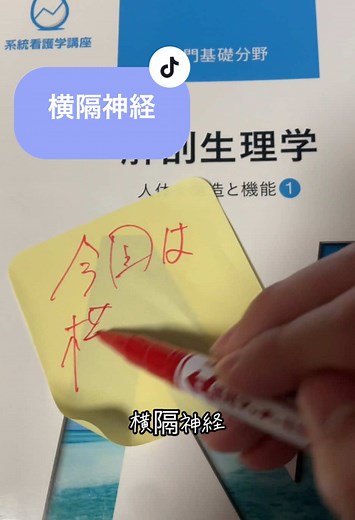 看護学生の横隔神経覚え方