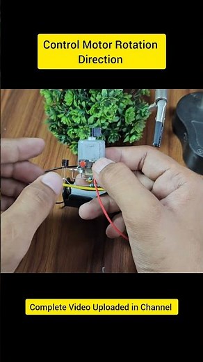 Change DC Motor Direction with BC547 Transistors 🔁|Easy DIY Circuit #shortsfeed #shorts #electronic