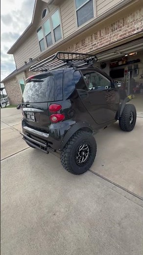 My 2015 Smart ForTwo lifted 5” and riding on 30’s.