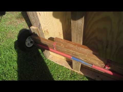 Build a garden trailer for under 10 dollars