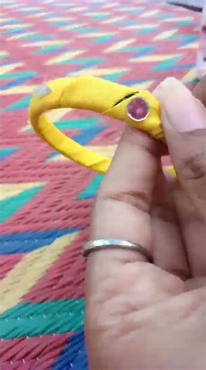 handmade fabric bangles DIY #banglescollections#craft#hendmade#diy#fabric#art#bangles