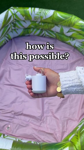 Compact Mini Air Pump Inflating an Entire Pool!