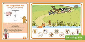 The Gingerbread Man Can You Find...? Poster and Prompt Card Pack
