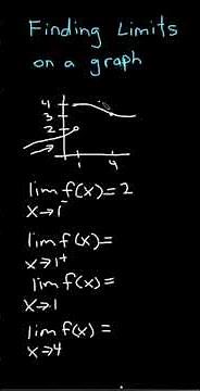 Finding Limits on a Graph - Calculus #calc1