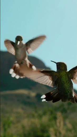 The hummingbird flamenco: A mating dance. #naturepbs #animalshorts #hummingbird #bigbend