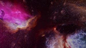 Stock Video Intergalactic Journey Through Nebulae Animated Wallpaper