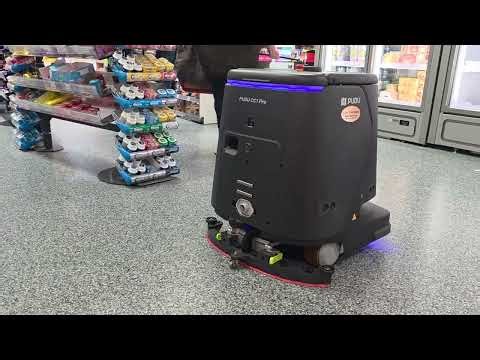 🤖 Meet the PUDU CC1 Pro Robotic scrubber dryer
