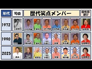 [Complete Summary] The performers who supported Shoten for 55 years (1970-2025)