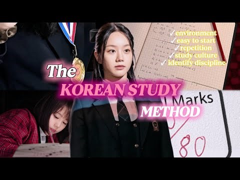 How Korean Students Stay Disciplined, Focused & Productive🇰🇷📚#studywithme #studymethod #productivity