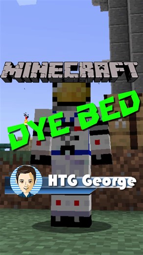 Minecraft Room Ideas: How to Color a Bed
