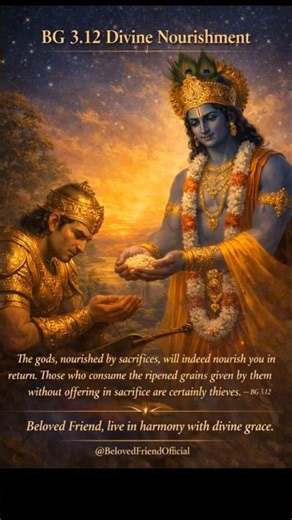 Mutual Nourishment – BG 3.12