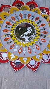 12K views · 40 reactions | Flower lippan art Size 16 inch ডেলিভারি...