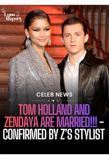 Zendaya’s stylist Law Roach confirmed to Access Hollywood on the Actor Awards red carpet that the couple have officially married. When asked abo it details on the wedding, the styles replied “already happened.” As we know, Tom and Zendaya have kept their relationship relatively private and will likely share the news themselves on their own time, if ever! (They never officially announced their engagement). Finally the Spider-man curse is broken. I love these two and am so happy for them! Hoping f