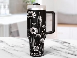 Wildflowers Tumbler Wrap Laser Svg 40oz Laser Engraved Tumbler Wrap Floral Laser Engraving Svg Flowers 40 Oz Tumbler Laser File Svg Design - Etsy