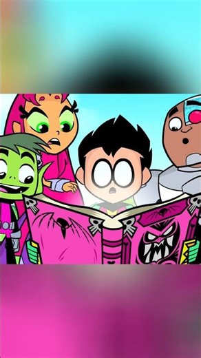 Robin & Titans fight their IMAGINATION! #reels #teentitansgo #funny #dc #cartoon #shorts