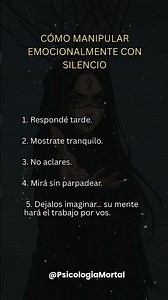 Cómo Manipular Emocionalmente Con Silencio