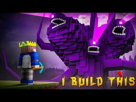 I BUILD THE WITHER STORM in Minecraft Hardcore...