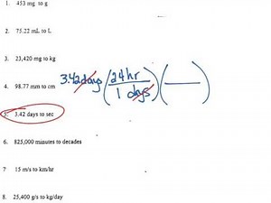How to Convert Units with Dimensional Analysis!