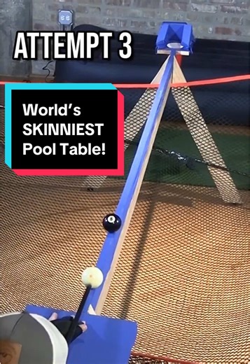 Can I Win 8 Ball on the Skinniest Pool Table?