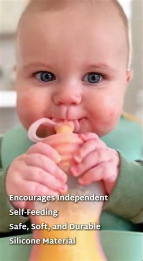 Make Feeding Time Easier with These Reusable Baby Food Pouches 💛#babyessentials