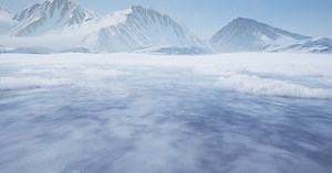 Ice and Snow Landscape Material for UE4