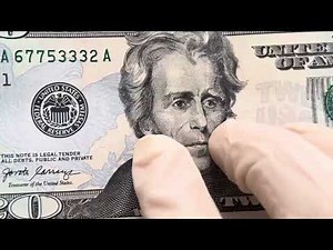 Finding a series 2017 a 20 dollar bill with a fancy serial number