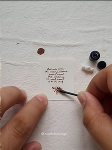 256K views · 10K reactions | Here's a miniature letter-writing video inspired by Ben&Ben's newest song, The Ones We Once Loved. | Nina Hidalgo | Facebook