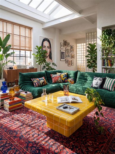 Tiled Square Coffee Table, Mellow - Etsy