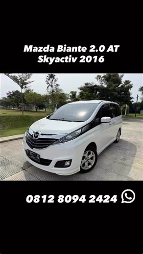 Mazda Biante 2.0 AT Skyactive 2016 #madzabiante2016 #biante2016 #mazda #mobilbekas #dream10cars