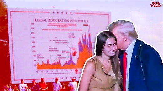 She saved my life: Trump hugs ‘computer genius’ whose chart made him tilt head