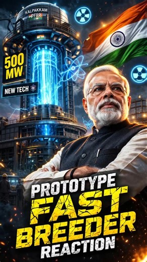 India’s Nuclear Breakthrough 😱 PFBR Will Change the Future #facts #education