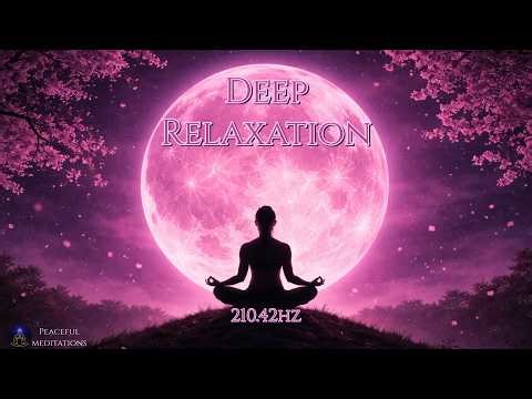 Pink Moon Meditation 🌸 210.42Hz | Deep Healing & Inner Peace Under the Magical Moon