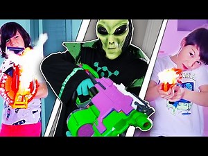Nerf Alien Battle