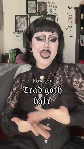 Trad Goth Hair Tutorial: Easy Teasing & Styling Tips