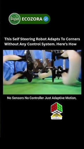 This Robot Turns Corners Without A Brain 🤖 #robotics #innovation #technology