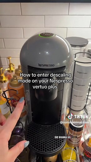 How to enter descaling mode on your Nespresso VertuoPlus @Nespresso @Nespresso USA #nespresso #nespressomachine #nespressovertuo #nespressodescaling #howtodescaleyournespresso